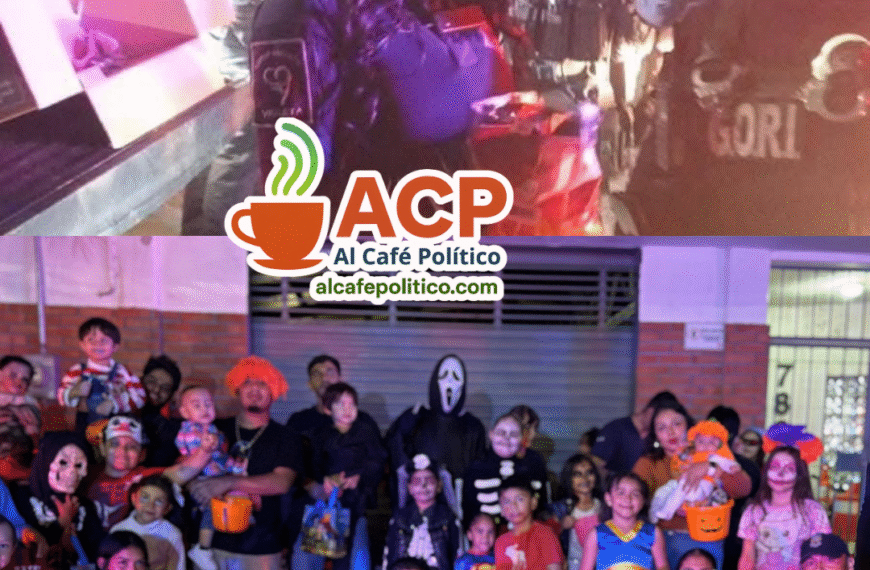 Policías cambian la patrulla por la cercanía durante el Halloween lagunero