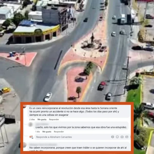 “No saben manejar”: obra en puente Diana Laura&hellip;