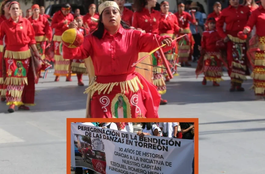 ¡Arrancan las peregrinaciones! Más de 160 danzas llenan de color y fe a Torreón