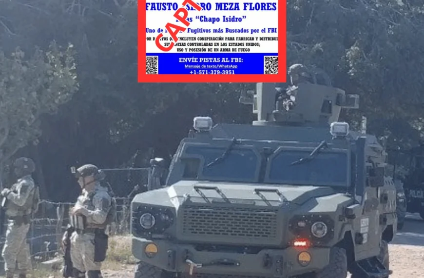 Caen 13 presuntos sicarios durante operativo federal en Guasave, Sinaloa