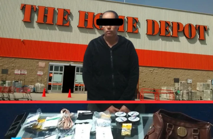 Detienen a mujer por robar artículos de ferretería en The Home Depot de Torreón