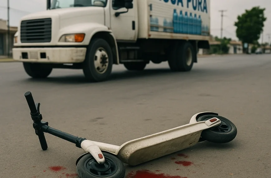 Choque entre scooter y camión en Torreón enciende alertas sobre movilidad y seguridad vial