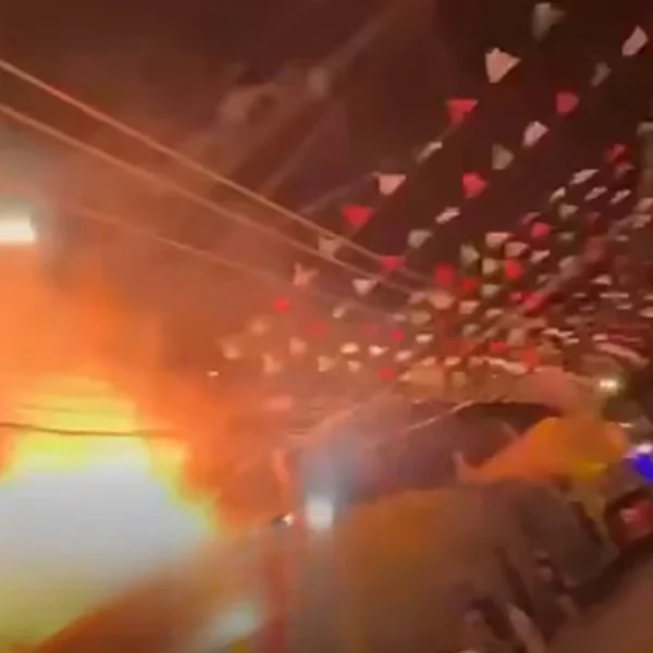 Video | Pirotecnia fuera de control en la…