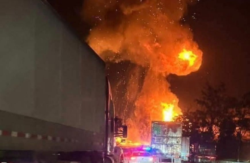 Videos captan explosión de pipa de gas LP en la México–Querétaro; autopista cerrada