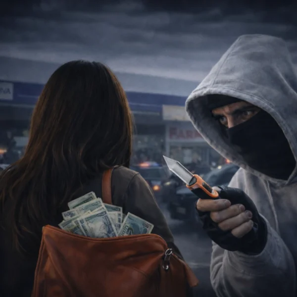 Asaltan a joven tras retirar medio millón de…