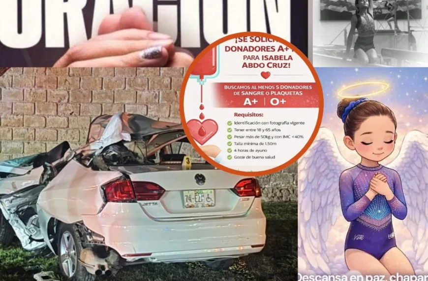 Conmoción por accidente de las hermanas Abdo en Torreón; solicitan donadores A+ y O+