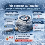 Frío extremo puede reventar medidores: SIMAS lanza alerta preventiva