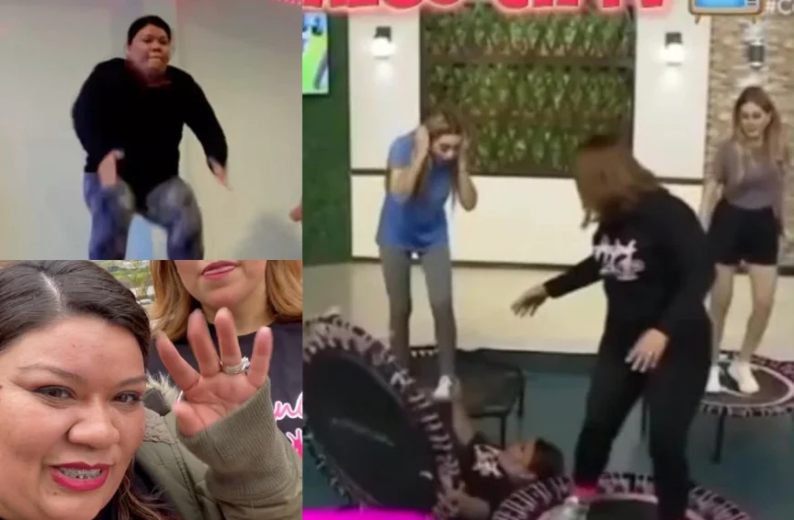 Caída en TV en vivo: Angélica Ortega aclara y toma el tema con humor