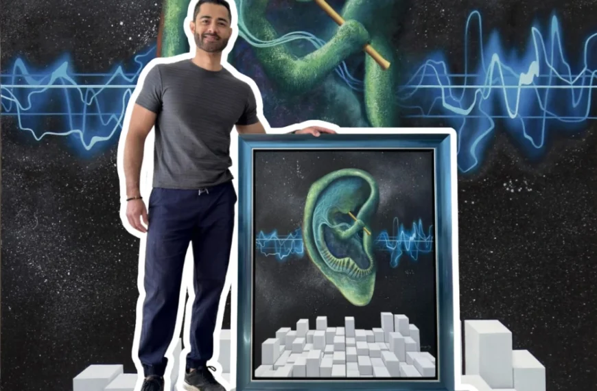 “Estimulación acústica”, la obra de Bernardo Augurio que explora cómo el oído se forma antes de nacer