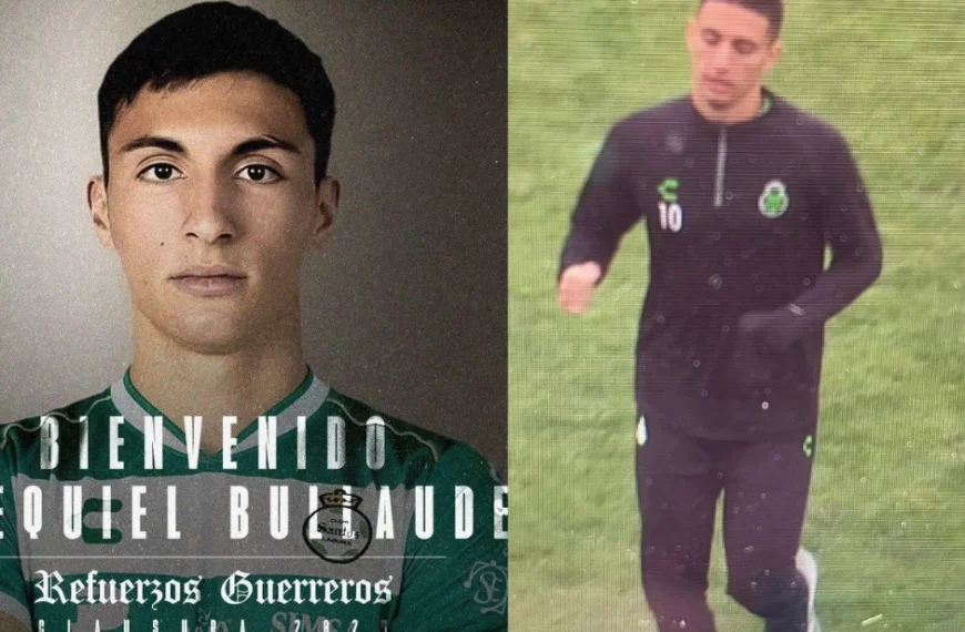 Ezequiel Bullaude ya entrena con Santos Laguna rumbo al Clausura 2026