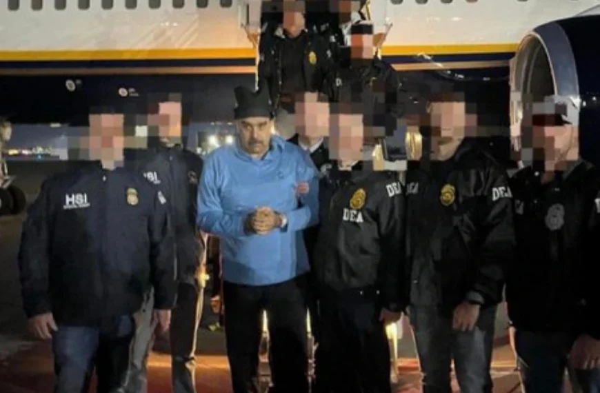 Videos del traslado de Maduro previo a su comparecencia ante un juez en NY