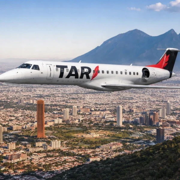 Torreón–Monterrey: conectividad aérea en una hora de vuelo