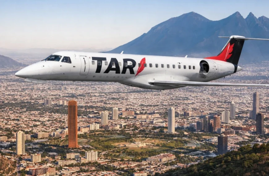 Torreón–Monterrey: conectividad aérea en una hora de vuelo