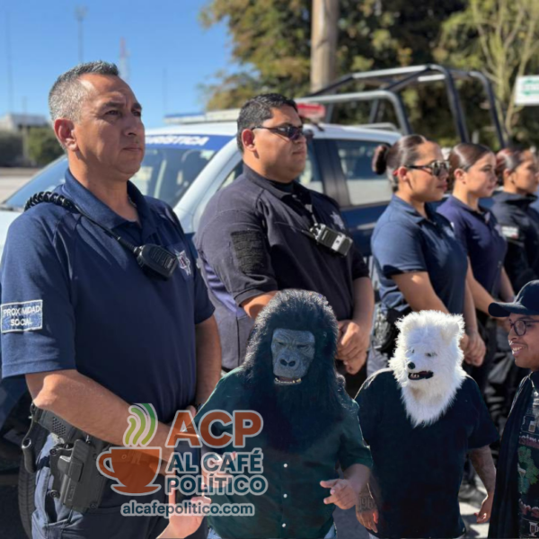 Policías resguardan a therians en Torreón