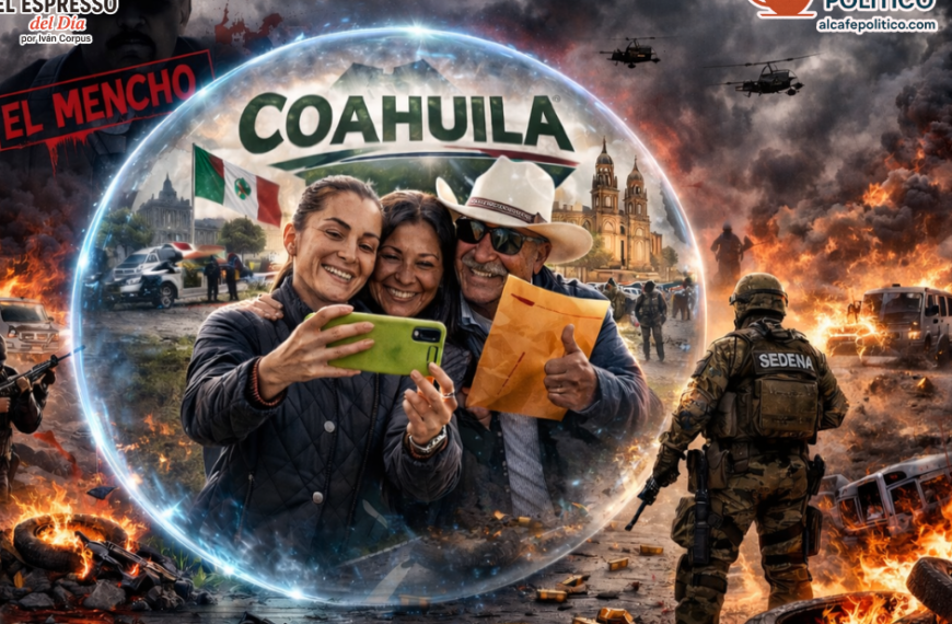 Sheinbaum se blinda en Coahuila mientras el resto de México arde