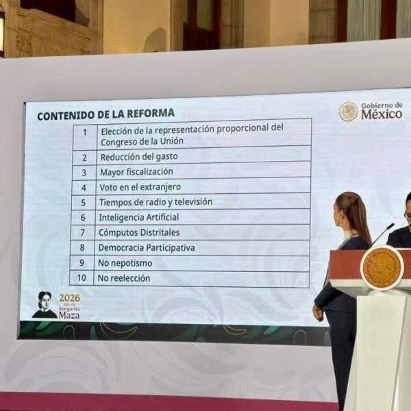 Sheinbaum presenta la Reforma Electoral 2026: pros, contras…