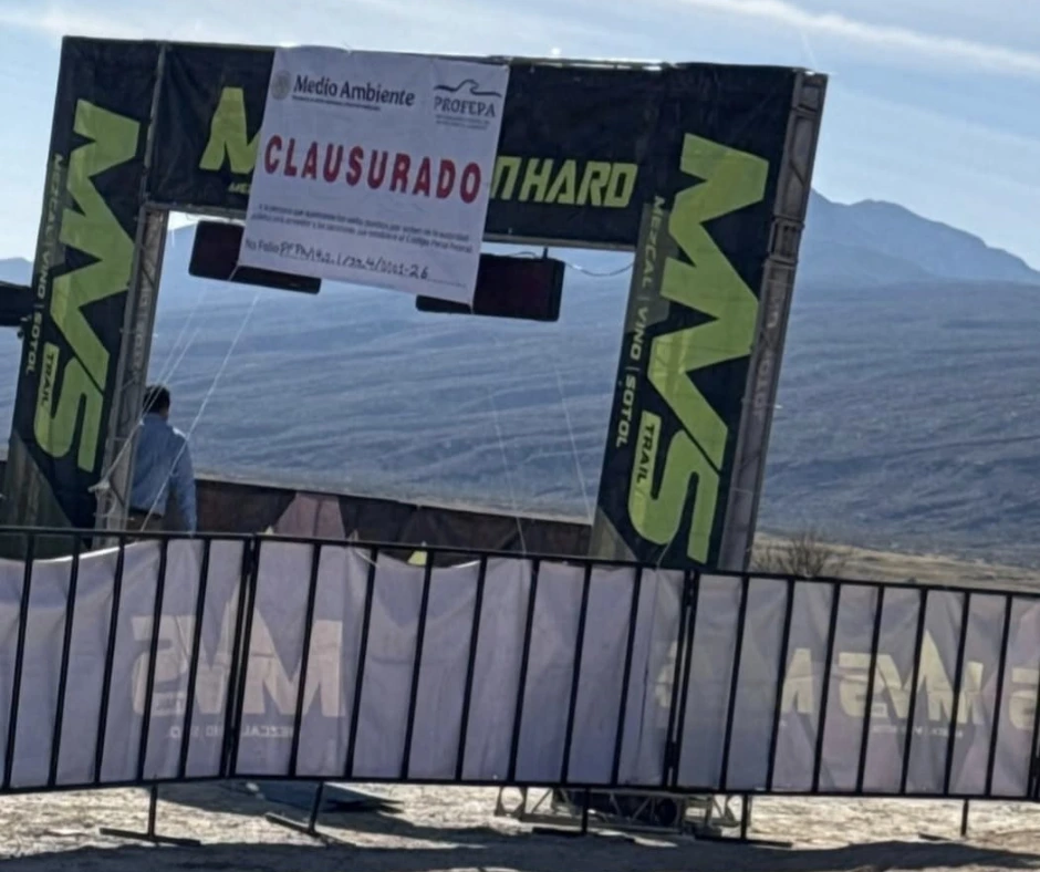 PROFEPA clausura Carrera “trail”en Cuatro Ciénegas