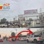 El puente está ahí… pero se cruza por abajo: la escena cotidiana frente a escuelas en Torreón
