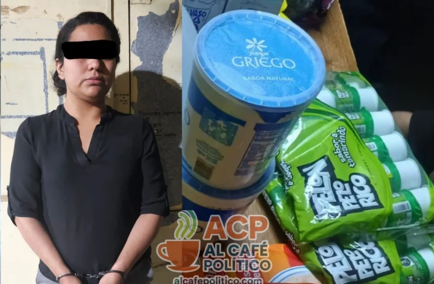 Intentó salir con despensa robada de Walmart en Torreón pero fue detenida