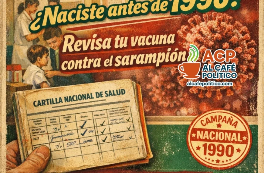 ¿Naciste antes de 1990? Esto debes saber sobre tu vacuna contra el sarampión