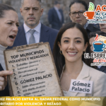 Gómez Palacio entra en el top federal de municipios prioritarios, pero…. por violencia y rezago