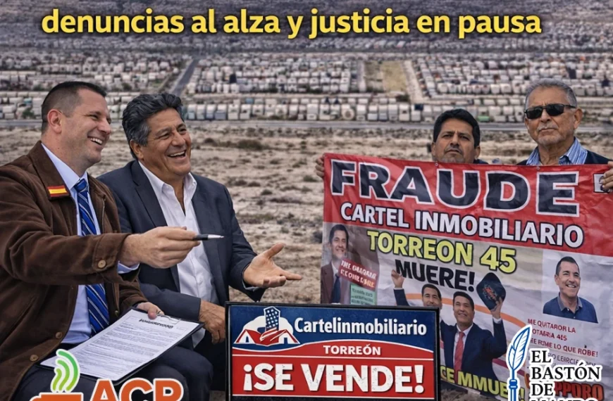 Cártel inmobiliario en Torreón: crecen denuncias y persiste la impunidad