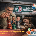 Riquelme reaparece en Torreón y sacude el tablero político del PRI