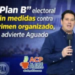 Aguado advierte omisiones sobre crimen organizado en reforma electoral de Morena