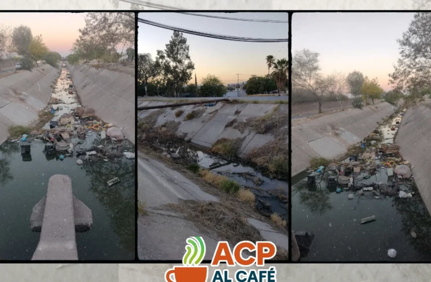 Preocupa contaminación en canal de riego previo al ciclo agrícola en Torreón