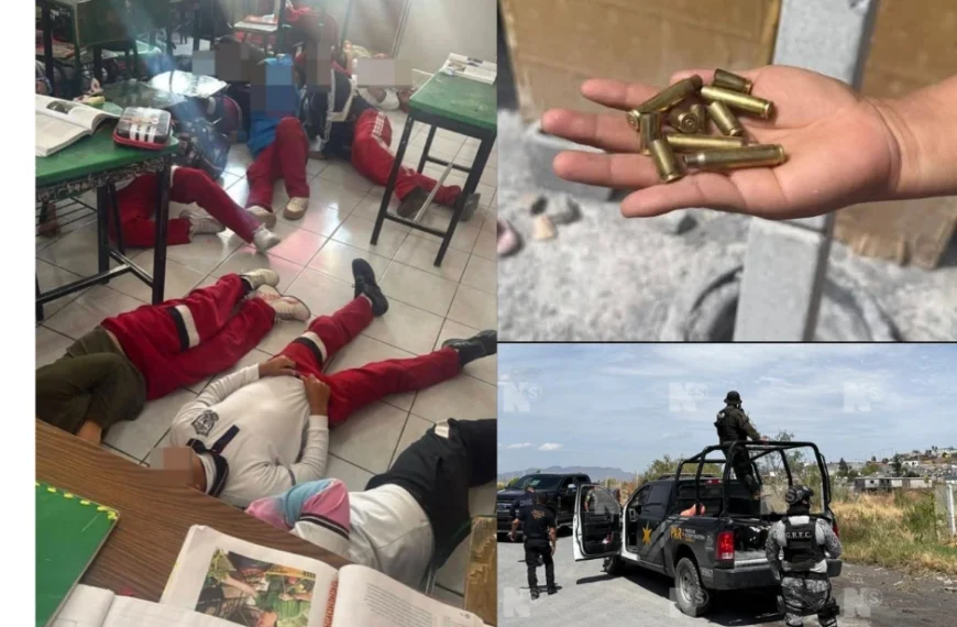 Detonaciones y caos durante operativo en Saltillo activan alerta en escuela