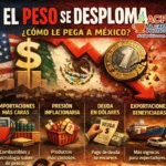 Dólar en ascenso, peso en caída: jornada complicada para México