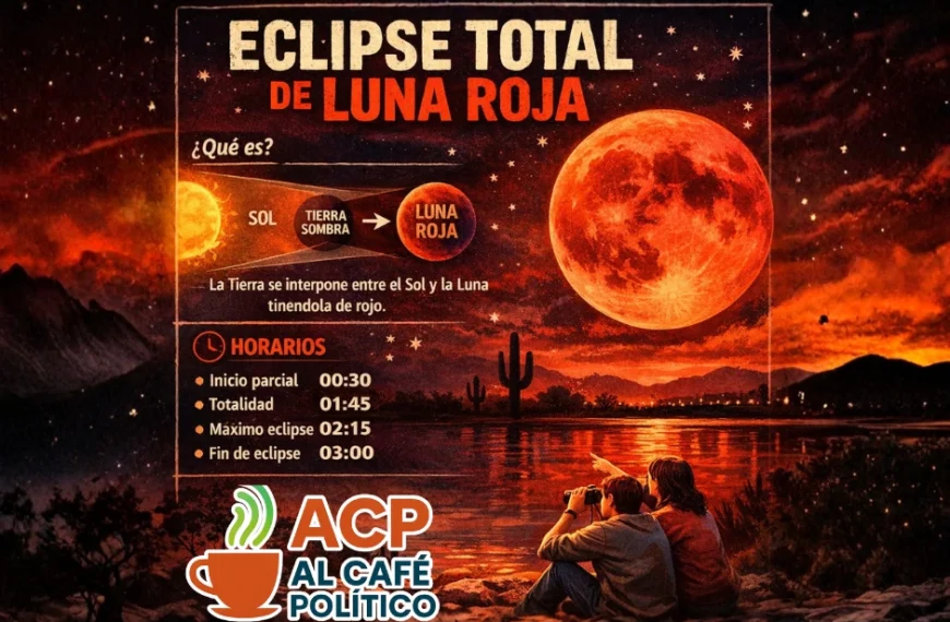 ¿A qué hora ver el Eclipse Total de Luna en México este 3 de marzo?