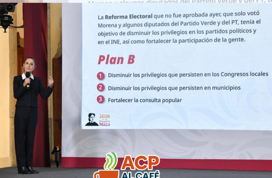 Sheinbaum va por “Plan B” electoral; tras revés de Morena y aliados