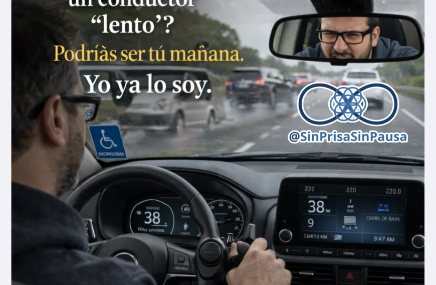“Criticaba al conductor lento… hasta que la vida me puso en su lugar.”