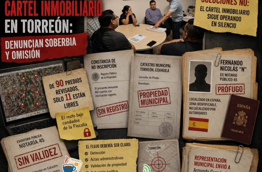 Torreón: reuniones se empantanan… y víctimas del cártel&hellip;