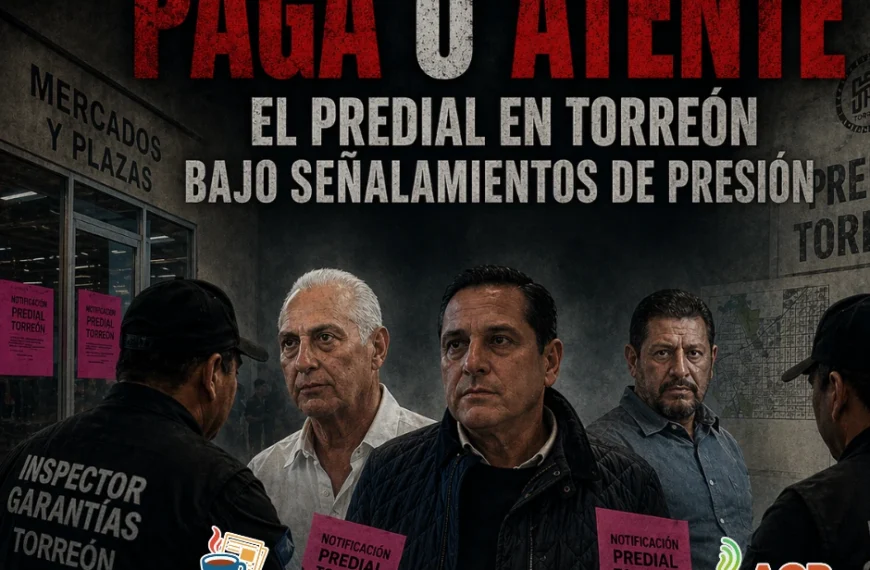 Predial en Torreón: el control no está en el cobro… está en las actas