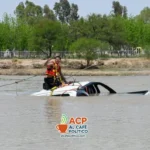 Borracho cae al Río Nazas en Lerdo y destroza su camioneta