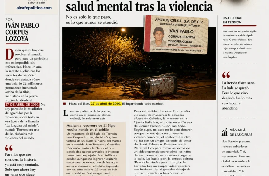 16 años con una bala en la pierna:&hellip;