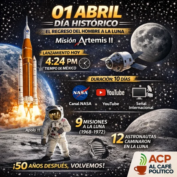 EN VIVO hoy: NASA lanza Artemis II, regreso&hellip;