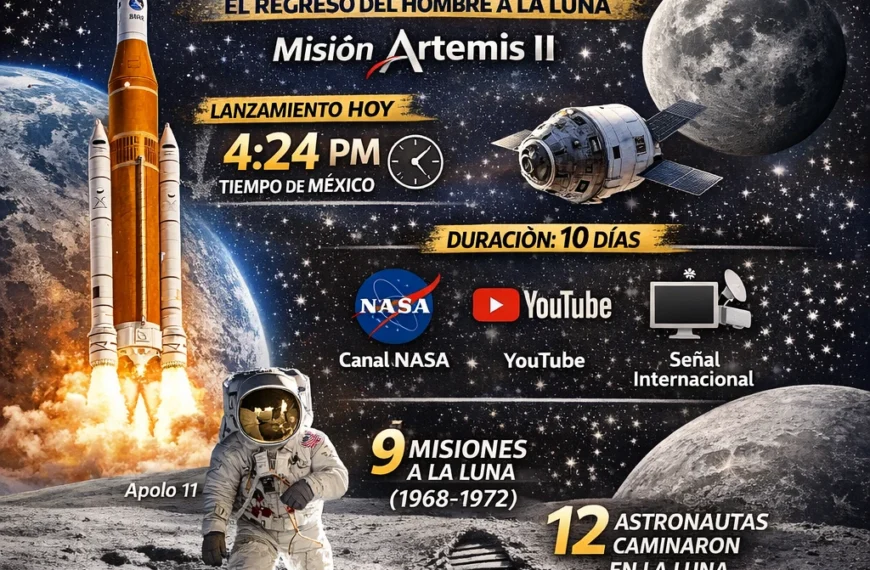 EN VIVO hoy: NASA lanza Artemis II, regreso del hombre a la Luna