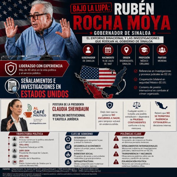 ¿Qué pasa con Rocha Moya? Investigaciones en EUA&hellip;