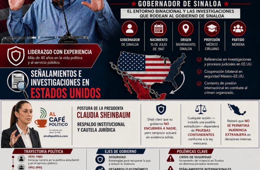 ¿Qué pasa con Rocha Moya? Investigaciones en EUA y respuesta oficial