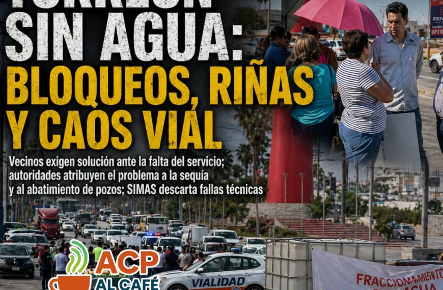 Bloqueos en Torreón por falta de agua: autoridades atribuyen crisis a sequía