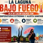 La Laguna bajo fuego: ola de calor golpea con temperaturas extremas y alerta sanitaria