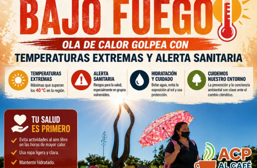 La Laguna bajo fuego: ola de calor golpea con temperaturas extremas y alerta sanitaria