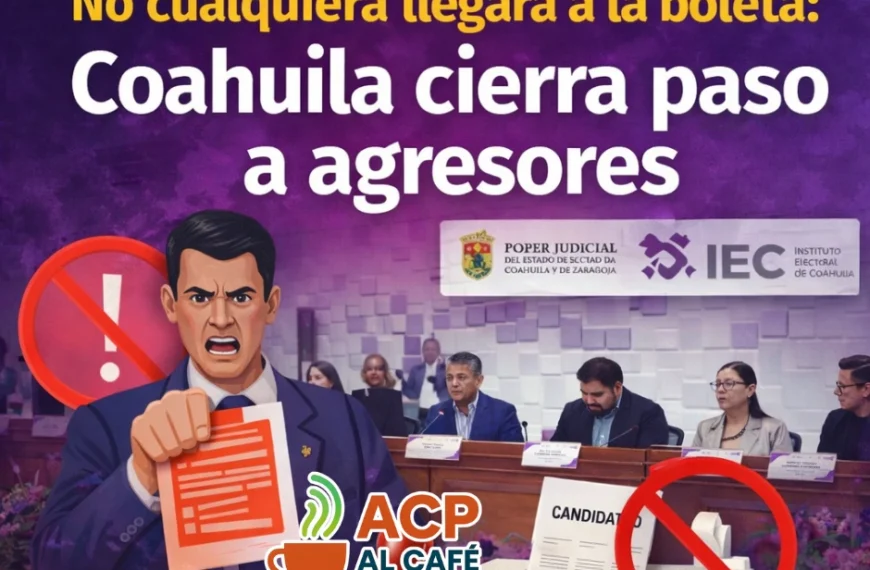 Blindan candidaturas en Coahuila: firman convenio contra agresores