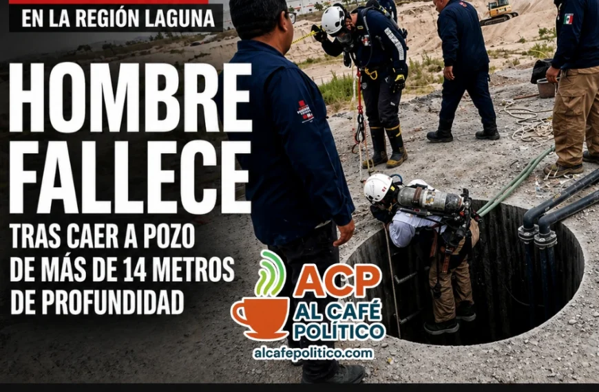 ozo de 14 metros cobra la vida de un hombre en la región Laguna