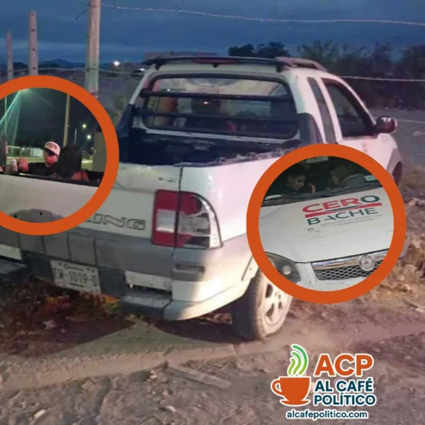 De “fiesta” a volcadura: camioneta del Ayuntamiento se&hellip;