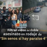 Filtran video del doble asesinato en rodaje de Sin senos sí hay paraíso 4 en Bogotá