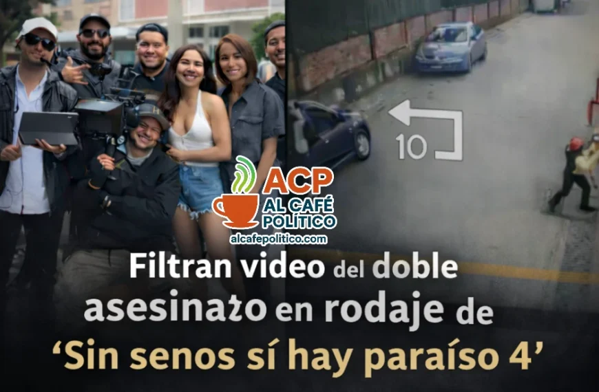Filtran video del doble asesinato en rodaje de Sin senos sí hay paraíso 4 en Bogotá